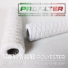 d d d d d polyester string wound yarn filter cartridge ss304 core  medium